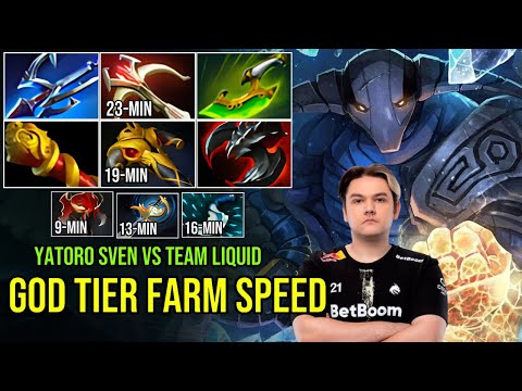God-Tier Carry Yatoro! Insane Farm Speed Sven Destroys Team Liquid at Fissure Universe 8! | Dota 2