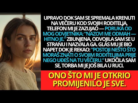 Odvjetnik me hitno zvao — Istina o mojim roditeljima ostavila me bez riječi