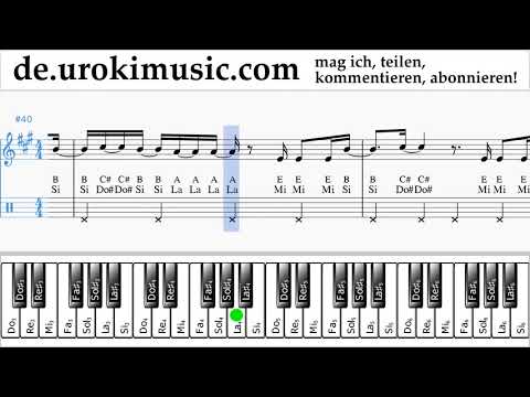 Klavierunterricht (rechte Hand) Shawn Mendes - Youth ft. Khalidе Noten Lernen um-ih995