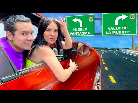 24 HORAS MANEJANDO EN LINEA RECTA ¿DONDE ACABAREMOS? 😰 | Karla Bustillos