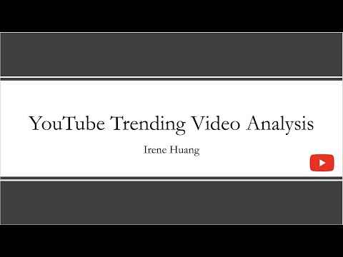 YouTube Trending Video Analysis
