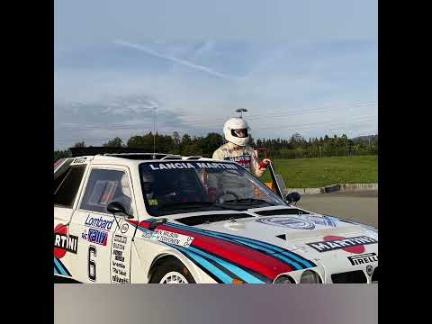 Lancia Delta S4 first rollout after restoration