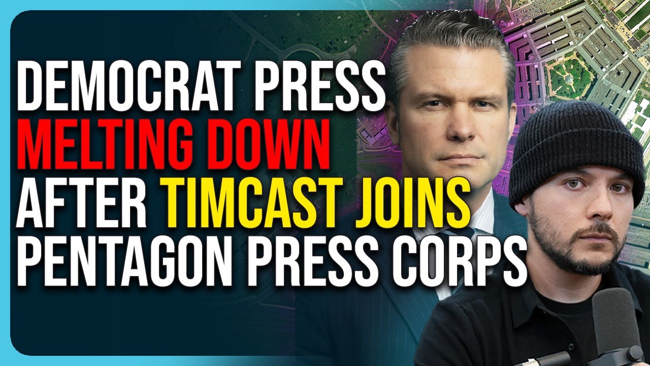 Democrat Press Melting Down After Timcast Joins Pentagon Press Corp