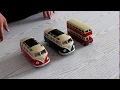 Diecast Alloy 1962 Volkswagen Bus Model Toy 1 24 Sound Lights Pull Back For Gift Collect 1031