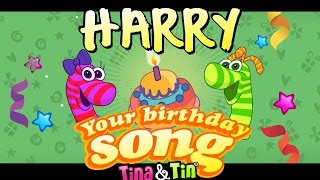 Tina&amp;Tin Happy Birthday HARRY (Personalized Songs For Kids) #PersonalizedSongs