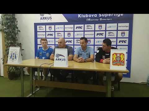 ARKUS liga 1. kolo / RK Dubočica 54 - RK Šamot 65 / Konferencija za medije