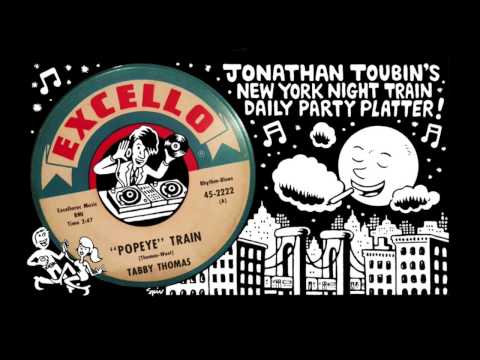 Thumbnail for Tabby Thomas "'Popeye'" Train" (Excello, 1962): NY Night Train Party Platter by Tabby Thomas