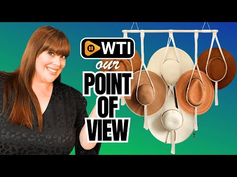 Macrame Hat Hangers for Wall - Boho Hats Rack Cowgirl Hat Holder on Wall - WTI product video review