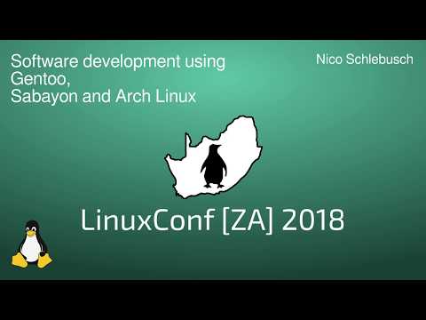 Software development using Gentoo, Sabayon and Arch Linux