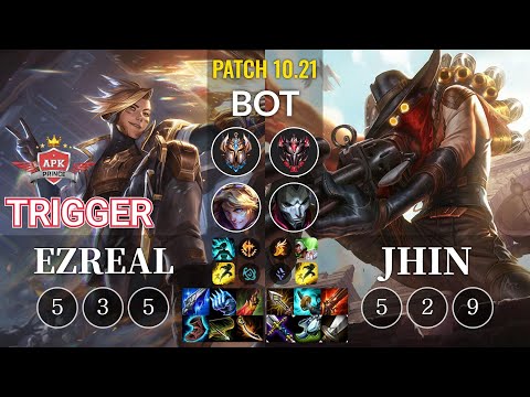 APK Trigger Ezreal vs Jhin Bot - KR Patch 10.21