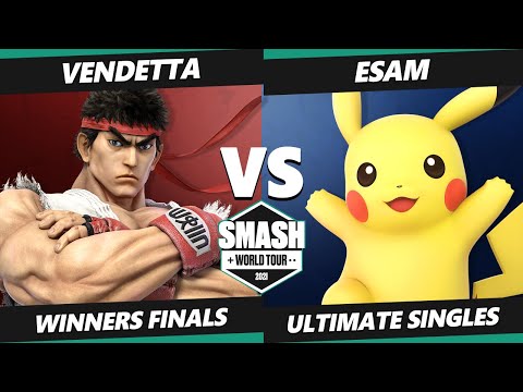 SWT NA Southeast Online Winners Finals - Vendetta (Ryu) Vs. ESAM (Pikachu, Samus, Brawler) SSBU