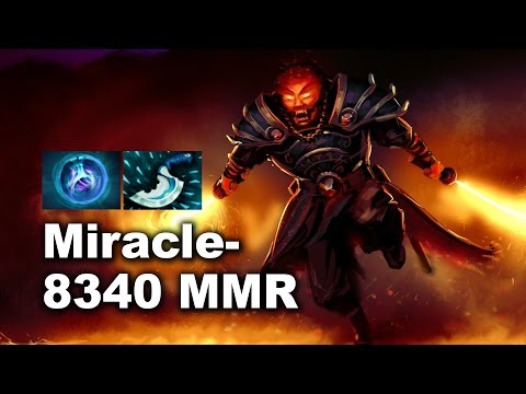 Miracle- Ember Spirit 8340 MMR EU West Dota 2
