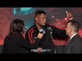 LUIS ORTIZ'S FINAL WORDS TO DEONTAY WILDER AFTER WEIGH IN FOR WILDER ORTIZ 2 REMATCH