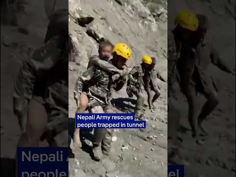 Nepali Army rescues people trapped in tunnel | DW News