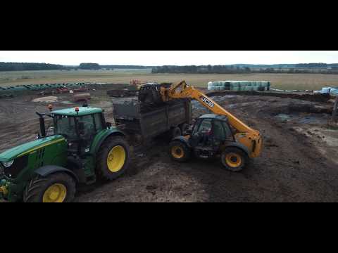 John Deere 6175M Strautmann BE 1401 JCB 531-70 Wiosna 2019