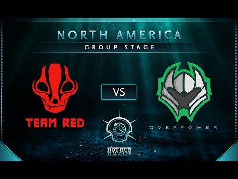 RED vs OverPower - TI7: NA Regional Qualifiers Group Stage - @GranDGranT @DakotaCox