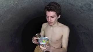 Starving homeless man found in sewers