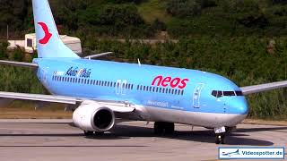 ✈️ Crazy LOW LANDINGS & JETBLASTS at the european St. Maarten - SKIATHOS!