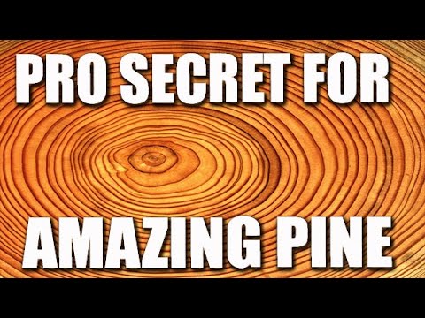 How pros make pine look good with stain and dye