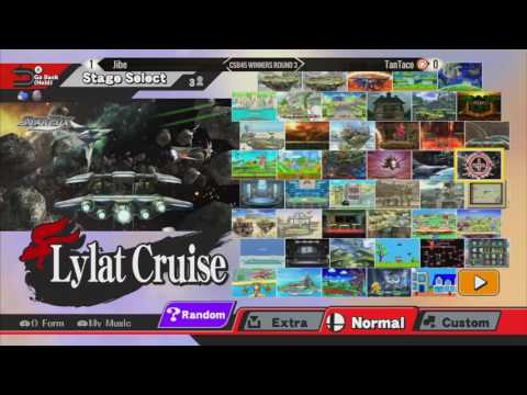 CSB 45 - Jibe (Yoshi) vs TanTaco (Bayonetta, Sheik) - SSB4 WR3