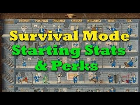 Surviving Survival Mode Ep. 1: Starting Stats & Perks - Fallout 4 Tips & Tricks