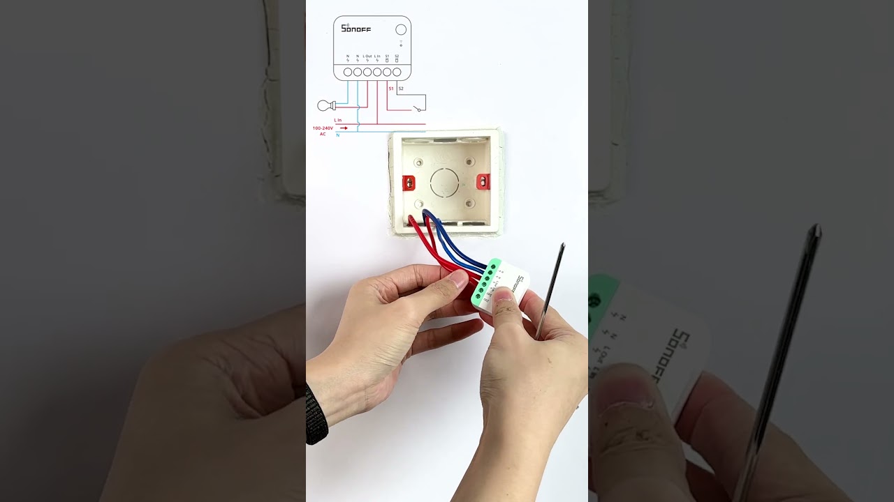 New Matter Smart Switch Experience! Unboxing and Installing the SONOFF MINIR4M #sonoff#matter