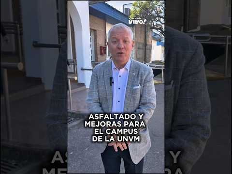 Asfalto para las calles del Campus de la UNVM