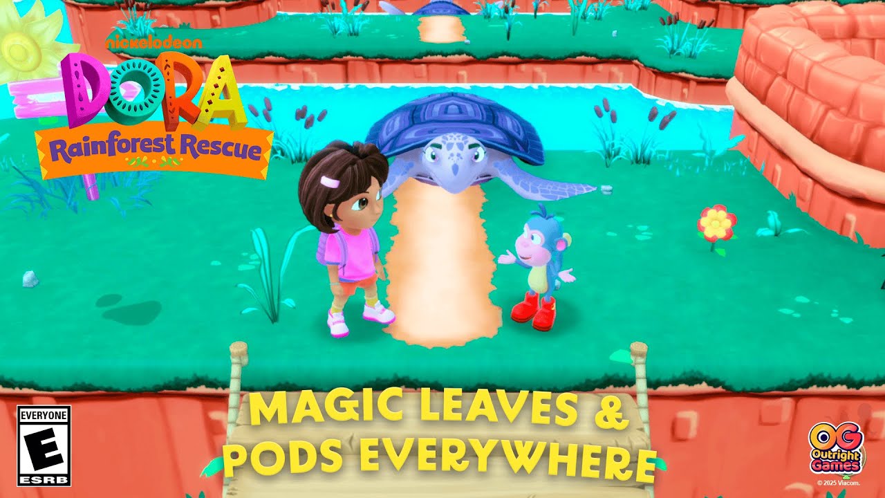 Swing, jump and run through different worlds | Dora Rainforest Rescue | Walkthrough