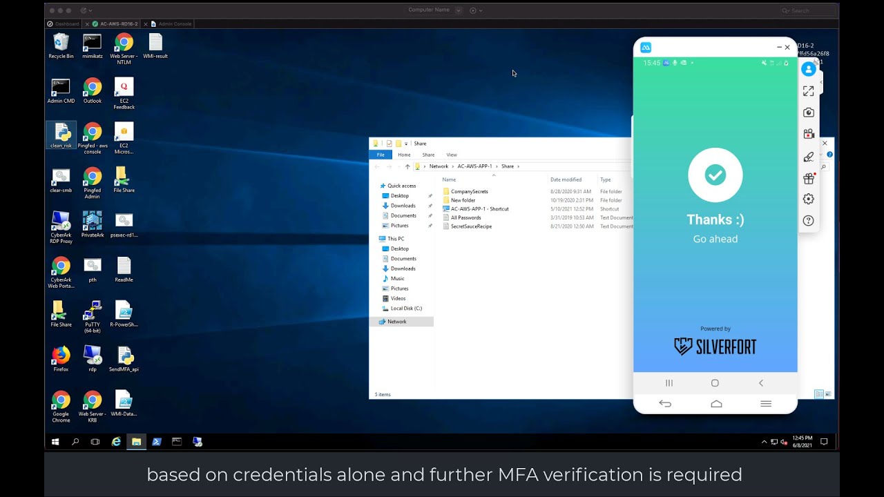Agentless Multi Factor Authentication - Silverfort