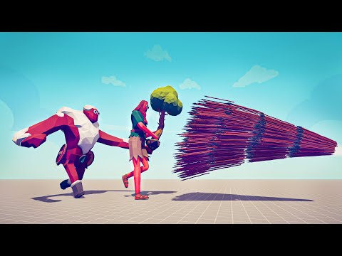 ICE GIANT & TREE GIANT vs EVERY GOD - Totally Accurate Battle Simulator TABS