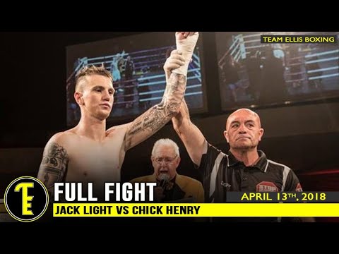 BODY SHOT KO! JACK LIGHT VS CHICK HENRY - FULL FIGHT