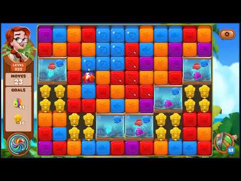 Lost Island Blast Adventure Level 833 - NO BOOSTERS 🏝️ | SKILLGAMING ✔️