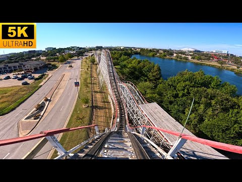 On-ride point of view of Judge Roy Scream
