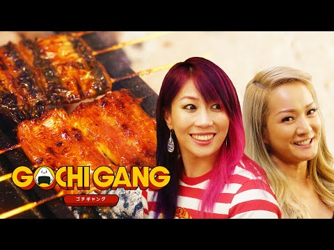 WWE Star Asuka Eats Japanese Eel | Gochi Gang