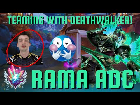 TEAMING WITH DEATHWALKER! - Rama Adc Smite 2 Tourney Gameplay