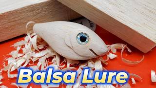 Make Your Own Fishing Lure from Balsa Wood: Easy DIY for Anglers and Lure Makers #handmadelure