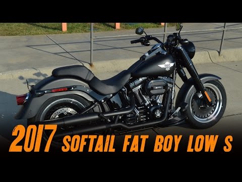 2017 Harley-Davidson® FLSTFBS - Fat Boy® S Black Denim