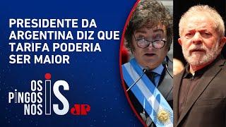 Milei diz que Brasil deveria agradecer Argentina por taxa de 10% dos EUA