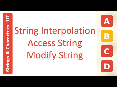Lesson 3.3 - Strings and Characters | Swift Coding Tutorial | ABCD