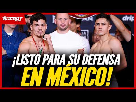 This is how the official weigh-in went for the fight between Christian "Chispa" Medina and Adrian...