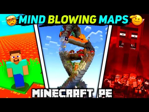 🤩 Top 5 Epic Maps For Mcpe [1.19+] | Best Maps For Minecraft PE