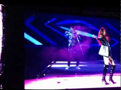 [Fancam] 120922 DJ Got Us Fallin' in Love - Girl's Generation TTS ft. EXO @SM Town Live In Jakarta