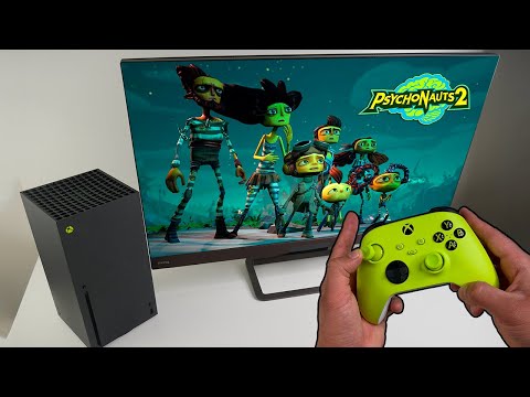 Psychonauts 2 Gameplay on Xbox Series X 4K UHD 60FPS
