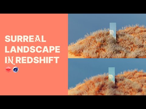 Easy Landscape in Redshift C4D (tutorial) ✨