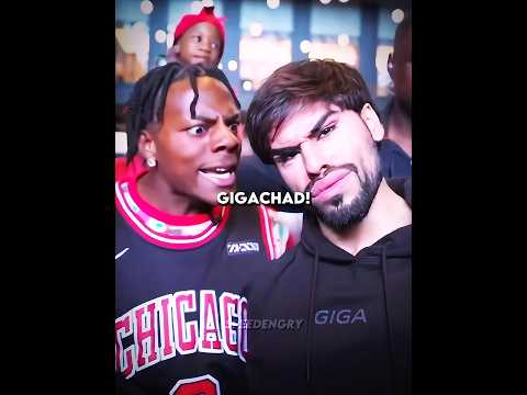 iShowSpeed Meets Gigachad in Real Life😂😂 #ishowspeed #edit #gigachad