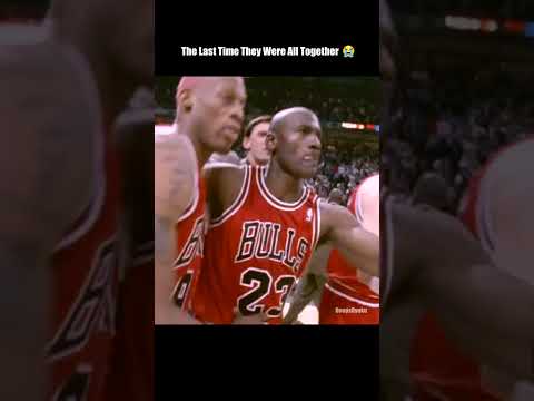 The Last Time Jordan, Pippen & Rodman Shared The Court #nba #basketball#shorts #michaeljordan