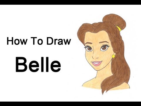 comment dessiner belle disney