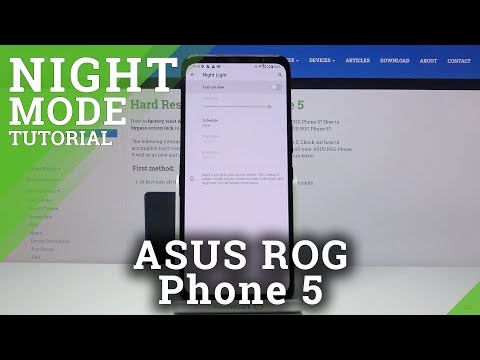 How to Activate Night Mode on ASUS ROG Phone 5 – Eye Protection