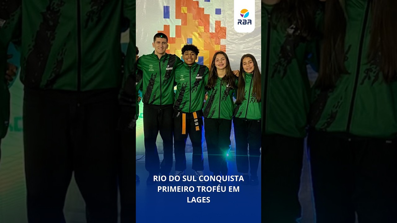 Rio do Sul sobe ao pódio e conquista primeiro troféu na OLESC