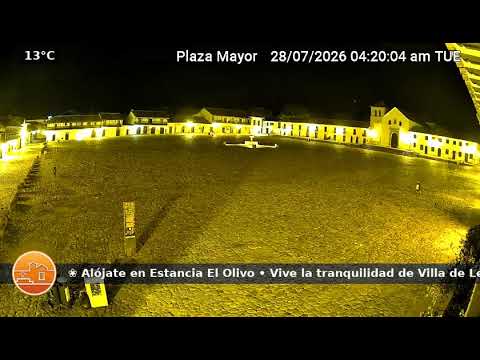 EN VIVO | Plaza Mayor de Villa de Leyva 🇨🇴 24/7 | El corazón del pueblo más hermoso de Colombia
